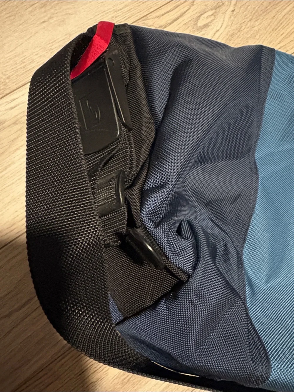 Timbuk2 Blue Two-Tone Messenger Bag with Adjustable Strap - Picture 8 of 9